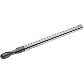 3/8" x 6" Super Carbide 2-Flute Ball End Mill