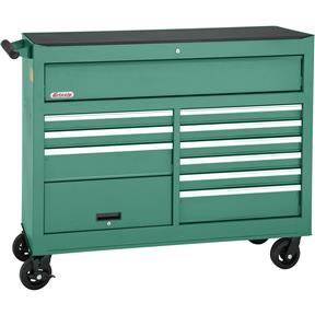 53" 11 Drawer Tool Cabinet with Bulk Compartment