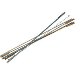 Assorted Pin Type Scroll Blades, 6 Pc.