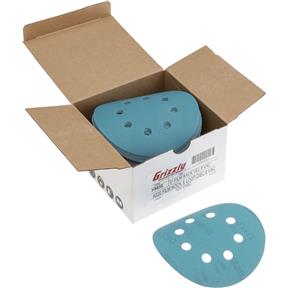 5" A/O Sanding Disc, 220 Grit H&L 8 Hole, 100 pk.