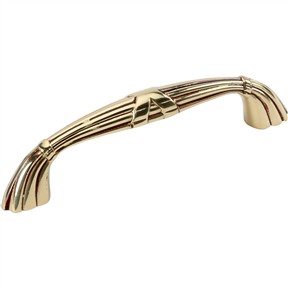 Solid Brass Drawer Handle - Simple Elegance 96mm