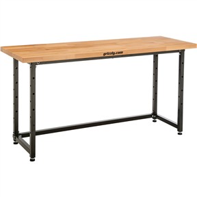 72" x 25" Heavy-Duty Workbench - Beech