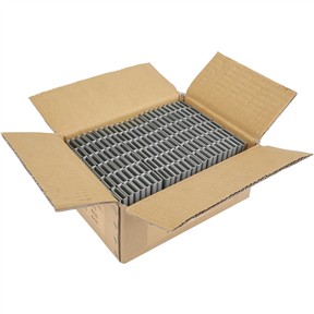16 Gauge 1-1/4" x 7/16" Crown Galvanized Staples, 20,000 pc.