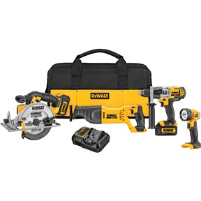 20V MAX Li-Ion Cordless 4-Tool Combo Kit