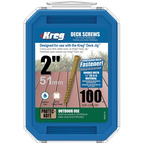 #8 x 2" Protec-Kote Deck Screws, 100 pc.