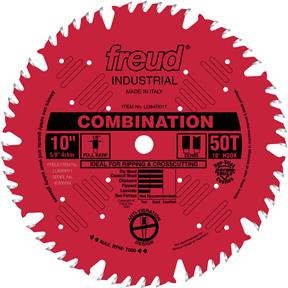 10" x 5/8" 50t ATB-R .126 Combination Saw Blade