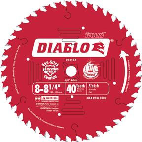 8-1/4" x 5/8" 40t .094 Finishing Saw Blade