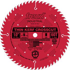 10" x 5/8" 60t ATB .090 Cross-Cut Saw Blade