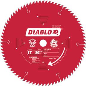 12" x 1" 80t Hi-ATB .118 Finishing Saw Blade