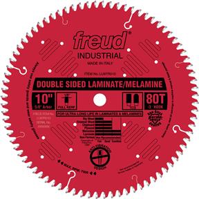 10" x 5/8" 80t TCG Double-Sided Laminate/Melamine Blade
