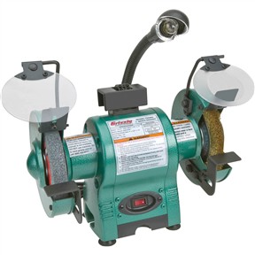 6" Bench Grinder with Work Light