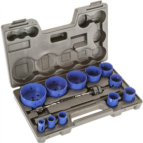 15 Pc. Hole Saw Set