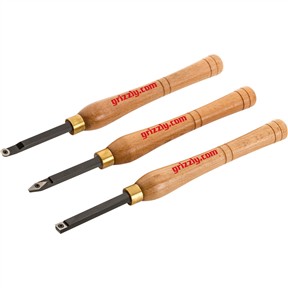 3 Pc. Carbide Chisel Set