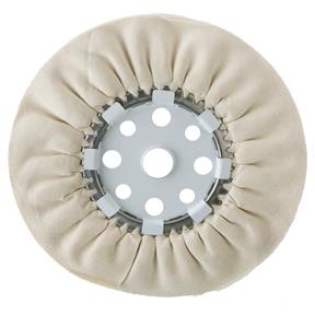 12" x 16 Ply x 1-1/4" Canton Flannel Buff Wheel, 3000 RPM