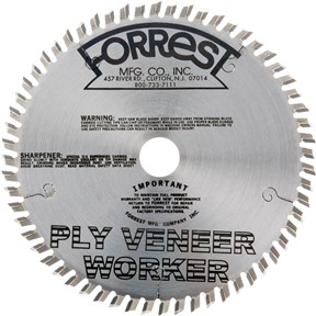 6-1/4" x 3/4" 60t ATB .100 Veneer Saw Blade