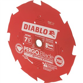 7-1/4" x 8T PCD Laminate Flooring Blade