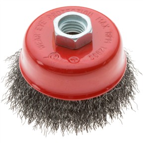3" Cup Crimped Wire Brush