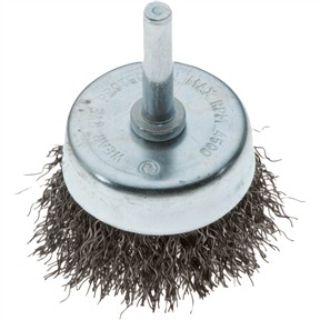 2" Shaft Mounted Cup Crimped Wire Brush