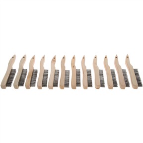 Wooden Brush with Shoe Handle - 12pk