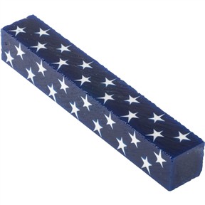 Stars on Blue 3/4" Patriot Pen Blank