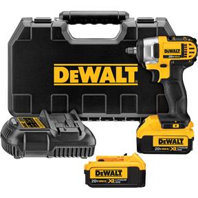 20V MAX Li-Ion 3/8" High Torque Impact Wrench Kit with Hog Ring