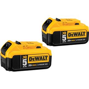 20V XR 5.0Ah Li-Ion Battery, 2 pk.
