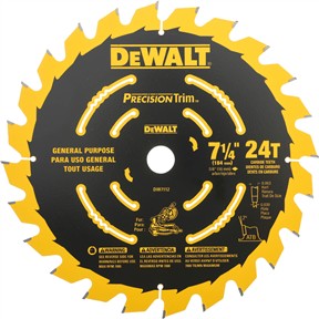 7-1/4" 24t Miter Saw Blade