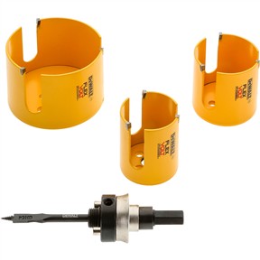 Flexvolt Carbide Wood Drilling Hole Saw Kit, 7 pc.