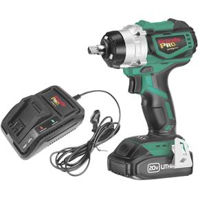 20V Impact Wrench Kit with 2 Li-Ion Batteries & Charger