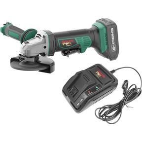 20V Angle Grinder Kit with 2 Li-Ion Batteries & Charger