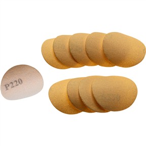 2" A/O Sanding Discs, 220 Grit H&L, 10 pk.