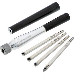 6-Pc. Collet Woodturning Chisel Set With Carbide Inserts and Aluminum Handles