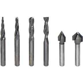 Roman Carbide 3/8-Inch Radius Cove Router Bit - 1/4-Inch Shank For Smooth Edging