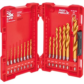 SHOCKWAVE Titanium Drill Bit Set - 15pc