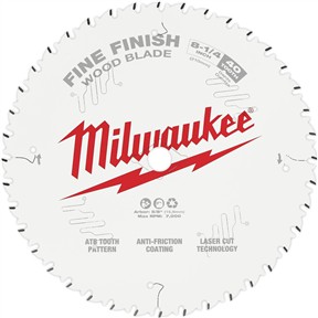 8-1/4" 40T Fine Finish Circular Saw Blade