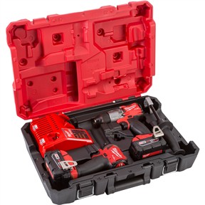 M18 Fuel 18V Li-Ion Brushless Hammer Drill/Impact Driver Combo Kit