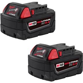 M18 XC5.0 Battery 2-Pack