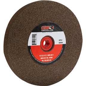 A/O 6" x 3/4" x 1" Grinding Wheel, Type 1, 60 Grit