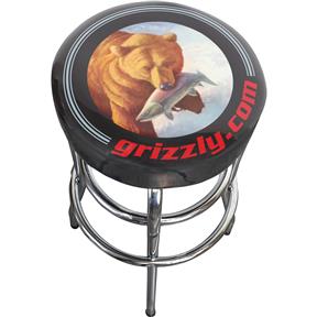 Grizzly Shop Stool - Black