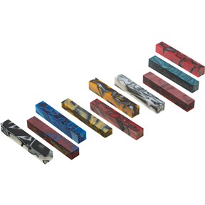 10 Pack of Acrylic Pen Blanks- 1