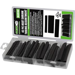 Heat Shrink Tubing Assortment, 42 Pc.