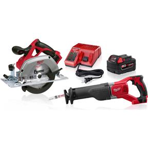 M18 Reciprocating Saw and Circular Saw Kit - Reconditioned
