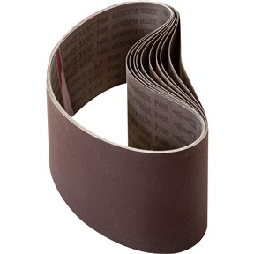 6" x 48" A/O Sanding Belt 400 Grit, 10 Pk.