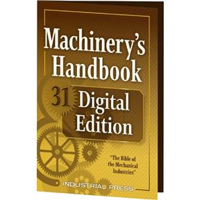 Machinery's Handbook, 31st Edition, Digital Edition