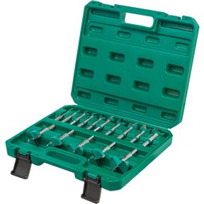 プレスト Grizzly PRO T33698 - 15 Pc. Tungsten Carbide Hex Shank Forstner