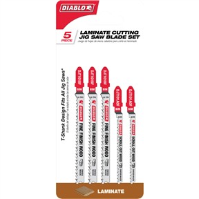 Bi-Metal Jig Saw Blade for Laminate, 5 Pk.