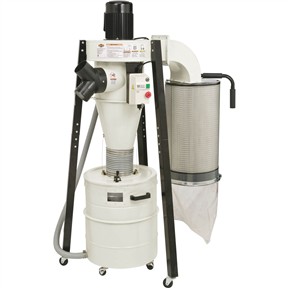 Shop Fox W1867 - 1-1/2 HP Portable Cyclone Dust Collector