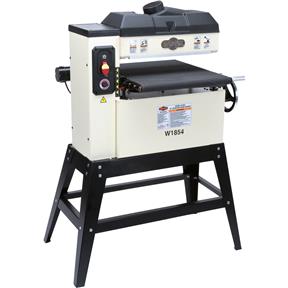 18" 1-1/2 HP Open-End Drum Sander w/ VS Feed