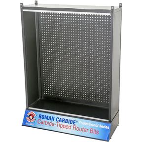 Modular Display/Storage Cabinet - Steel Pegboard