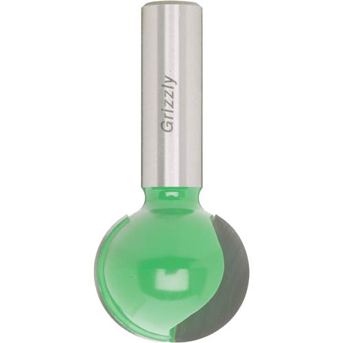 Image for Grizzly C1283 - Radius Bit, 1/2" Shank, 5/8" Radius